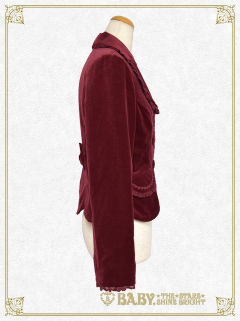 [Pre-order] Velveteen Scallop Jacket