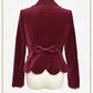 [Pre-order] Velveteen Scallop Jacket