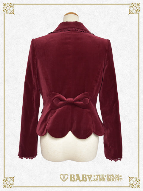 [Pre-order] Velveteen Scallop Jacket