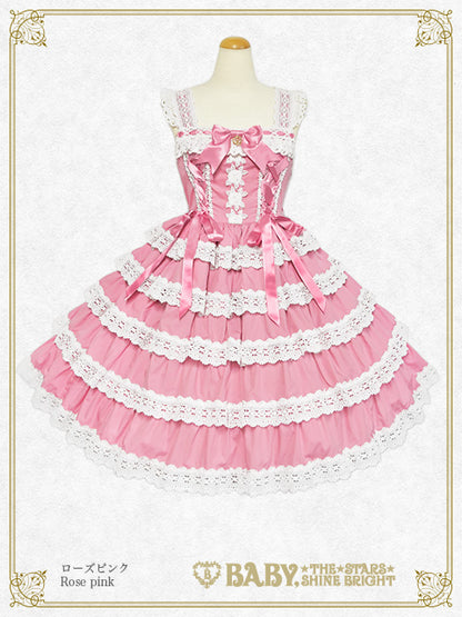 Romantic Dream Rose Jumper Skirt