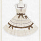 Waffle♡Cotton Tiered Jumper Skirt