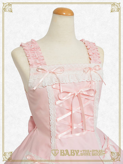 Scallop hem jumper skirt