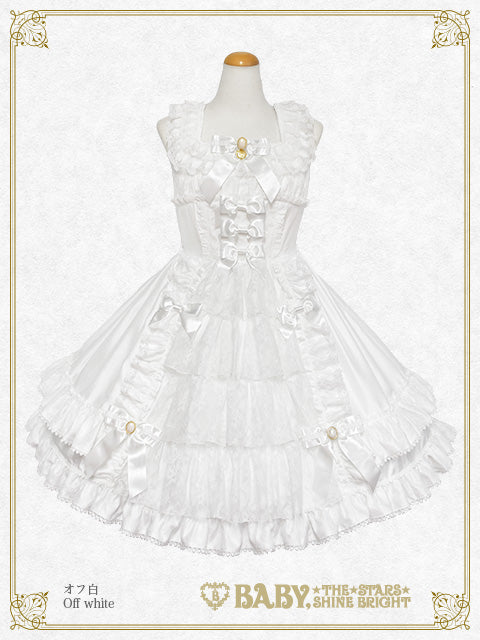 Floral Lacy elegantジャンパースカート