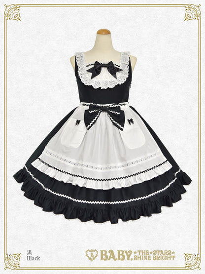 Rose Fleur Apron Jumper Skirt