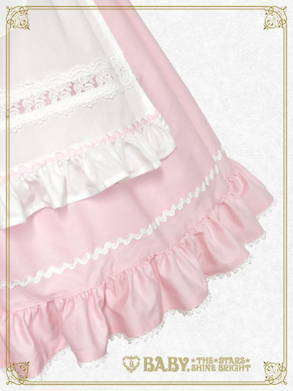 Rose Fleur Apron Jumper Skirt