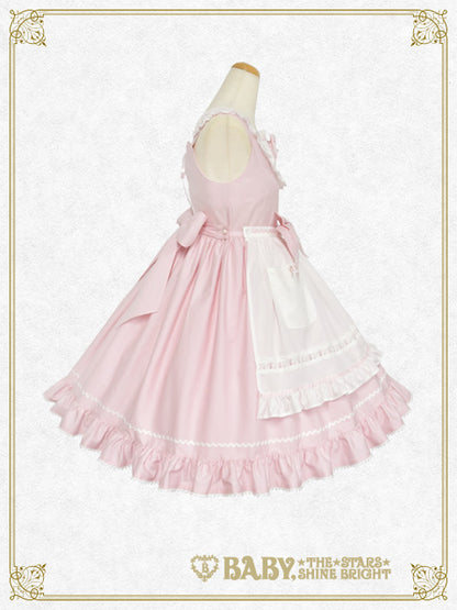 Rose Fleur Apron Jumper Skirt