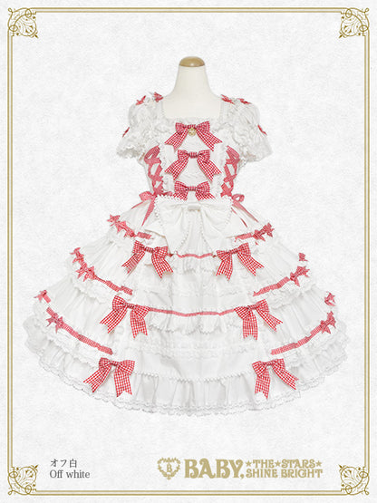 Flancesca Ribbonジャンパースカート