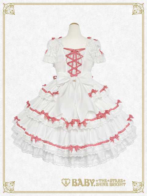 BtSSB Snow Dot Ribbon ジャンパースカート Snow Dot JSK by Baby, the Stars Shine Bright