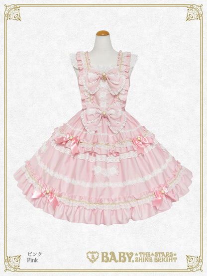 [Pre-order] Rose Lace Rococo Jumper Skirt