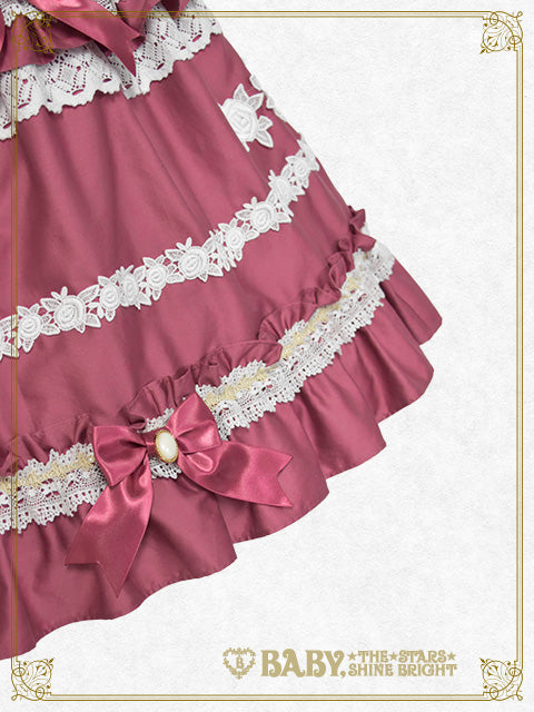 [Pre-order] Rose Lace Rococo Jumper Skirt