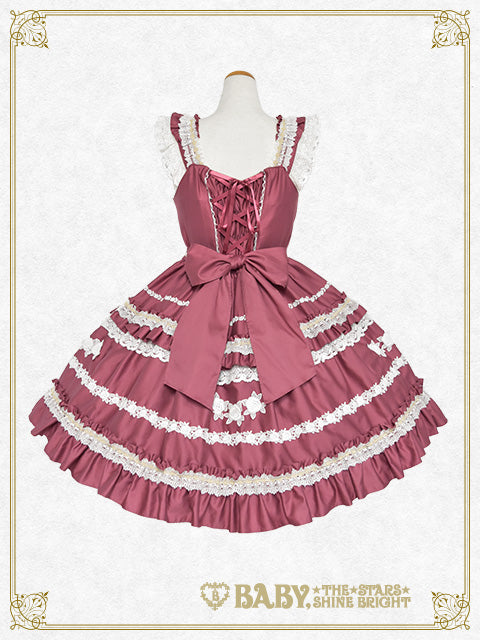 [Pre-order] Rose Lace Rococo Jumper Skirt