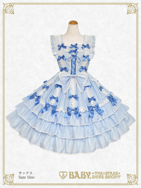 【予約】Ribbon ribbon bloomsジャンパースカート