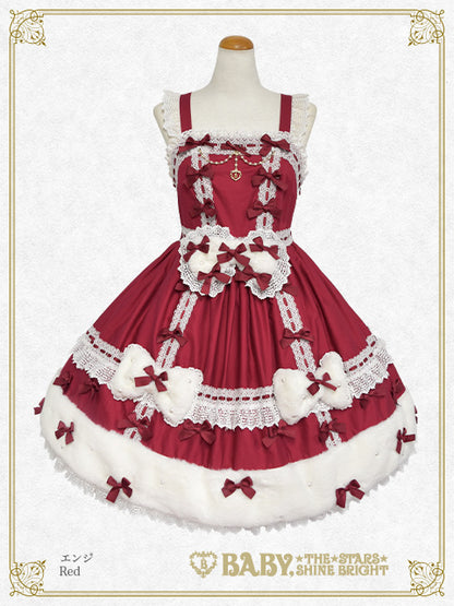 Ruban de Noёl Neigeジャンパースカート