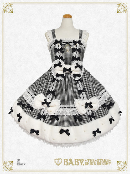 Ruban de Noёl Neige Barbie ジャンパースカート