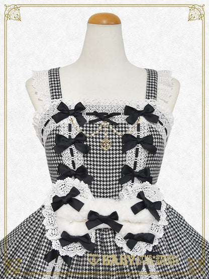 Ruban de Noёl Neige Barbie ジャンパースカート