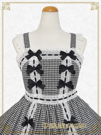 Ruban de Noёl Neige Barbie ジャンパースカート