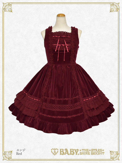 BABY, THE STARS SHINE BRIGHT 別珍ジャンパースカート BABY,THE STARS SHINE BRIGHT / 別珍ベビードールジャンパー
