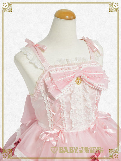 Eternal Ribbon Feathery Jumper Skirt