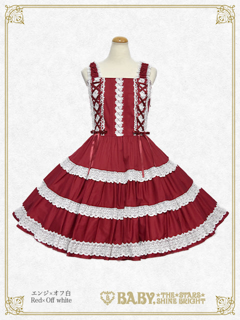 【予約】ミルフィーユジャンパースカート（バーバリー）