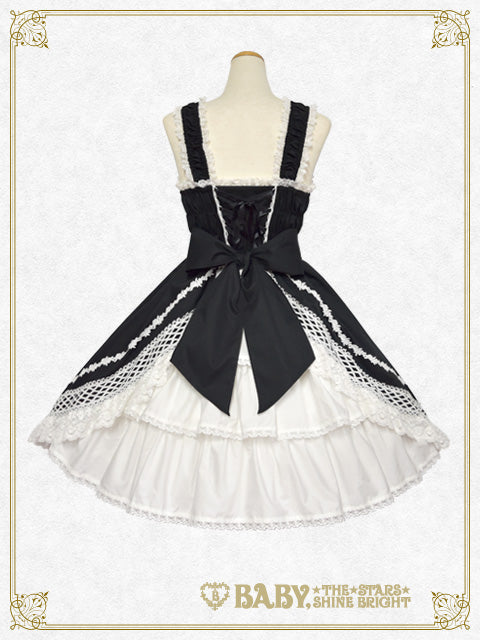 BABY2006年限定デザインシャーリングプリンセスJSK バッスル 難あり Shirring Princess JSK (2023) by Baby, the Stars Shine Bright