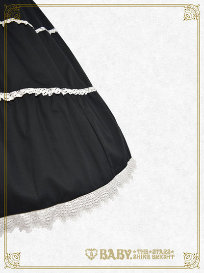 シャーリングベビードールジャンパースカート