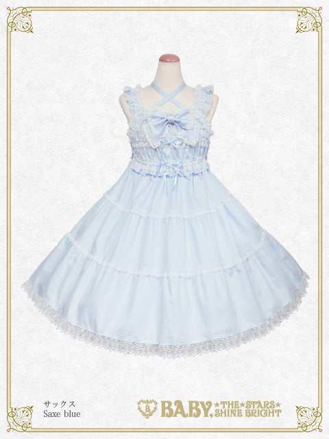 【予約】シャーリングベビードールジャンパースカート