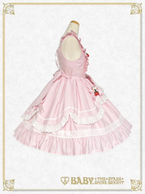 [Pre-order] Swinging Strawberry Garden Jumper Skirt