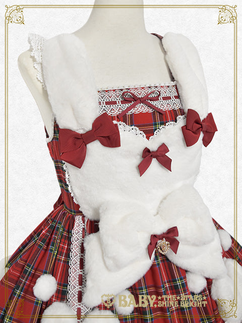 予約】Lapin de neige タータンチェックジャンパースカート – BABY