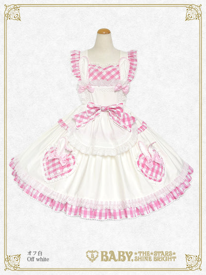 【予約】Alice Meets the White Rabbitジャンパースカート