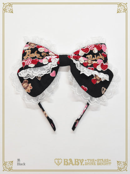 [増産] くみゃちゃんのSweet Baby Love Heart柄カチューシャ