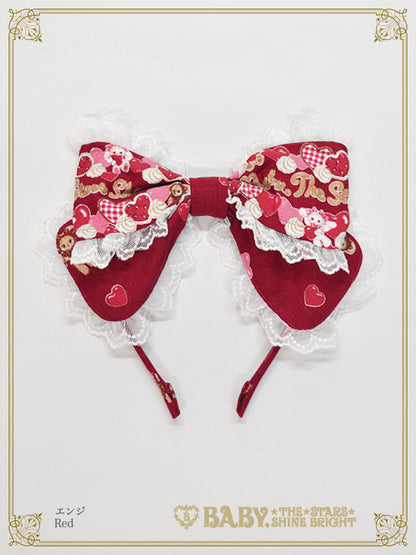[増産] くみゃちゃんのSweet Baby Love Heart柄カチューシャ
