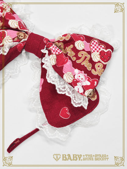 [増産] くみゃちゃんのSweet Baby Love Heart柄カチューシャ