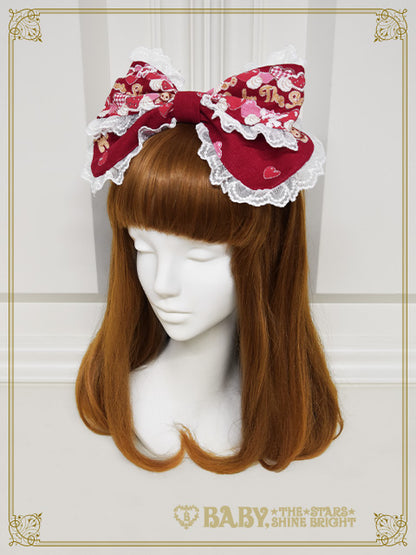 [増産] くみゃちゃんのSweet Baby Love Heart柄カチューシャ