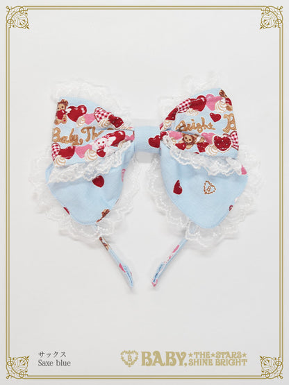 [増産] くみゃちゃんのSweet Baby Love Heart柄カチューシャ