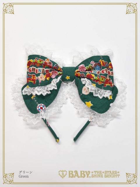 くみゃちゃんのDoki★Doki Christmas Party柄カチューシャ 予約/増産]くみゃちゃんのDoki☆Doki Christmas Party柄カチューシャ