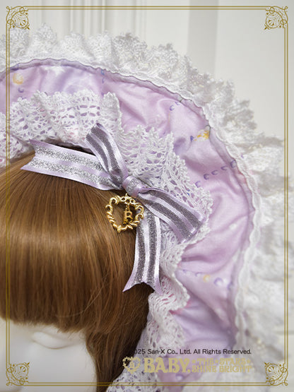 【日本国内発送限定】スピカと面影星座の子柄ボンネット