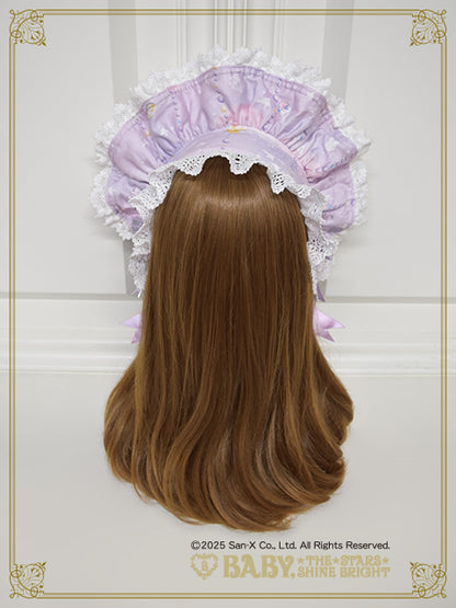 【日本国内発送限定】スピカと面影星座の子柄ボンネット