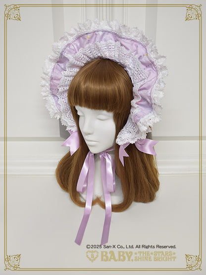 【日本国内発送限定】スピカと面影星座の子柄ボンネット