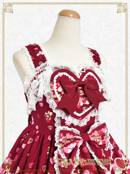 [増産] くみゃちゃんのSweet Baby Love Heart柄ジャンパースカート II