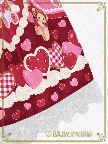 [増産] くみゃちゃんのSweet Baby Love Heart柄ジャンパースカート II