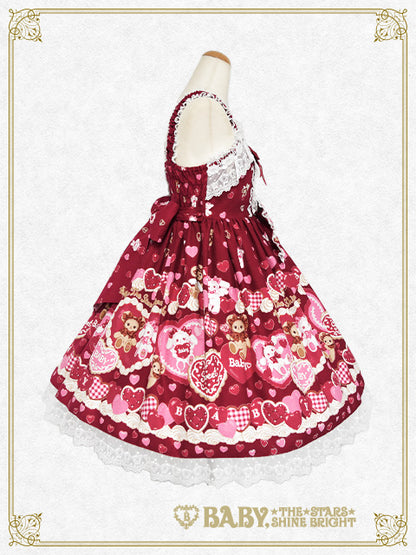 [増産] くみゃちゃんのSweet Baby Love Heart柄ジャンパースカート II