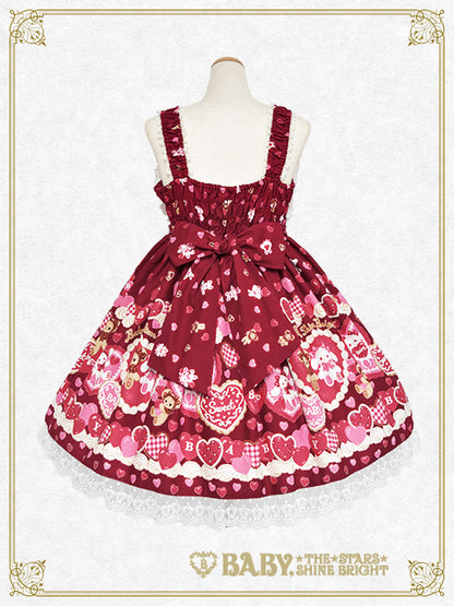 [増産] くみゃちゃんのSweet Baby Love Heart柄ジャンパースカート II