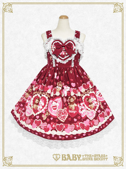 [増産] くみゃちゃんのSweet Baby Love Heart柄ジャンパースカート II