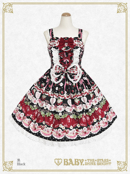 [Additional Production] Juicy Strawberry Memory Jumper Skirt I