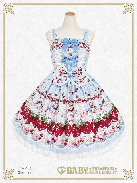 [Pre-order] Juicy Strawberry Memory Jumper Skirt I