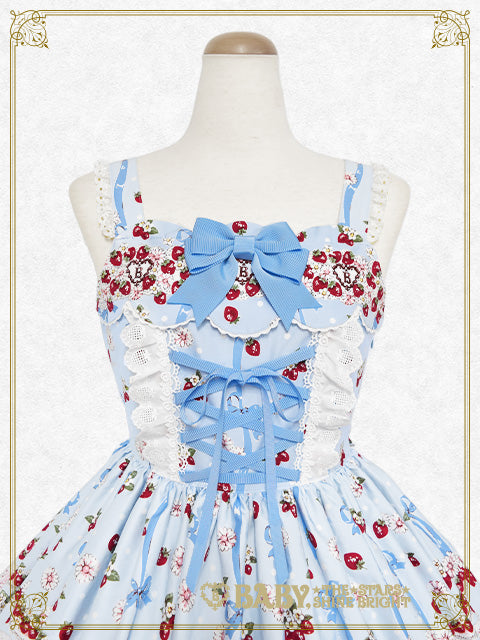 [Pre-order] Juicy Strawberry Memory Jumper Skirt I