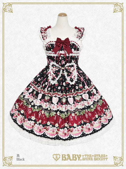 Juicy Strawberry Memory柄ジャンパースカートⅡ