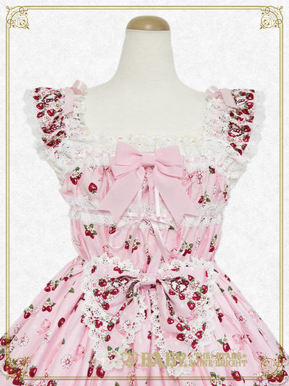 Juicy Strawberry Memory柄ジャンパースカートⅡ