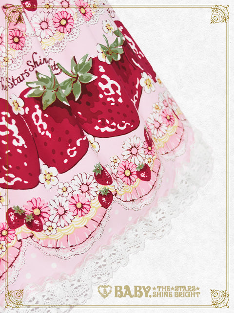 【予約】Juicy Strawberry Memory柄ジャンパースカートⅡ