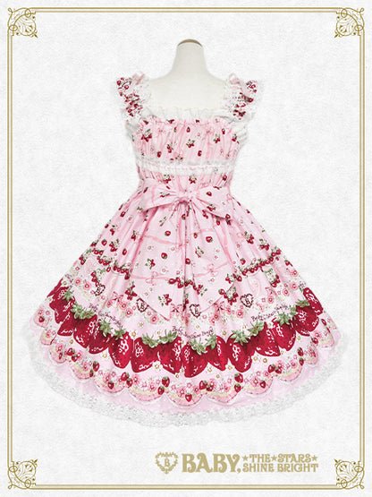 Juicy Strawberry Memory柄ジャンパースカートⅡ